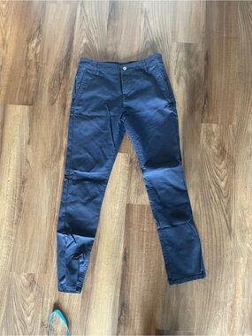 Navy Slim Formal Casual Pants Slacks